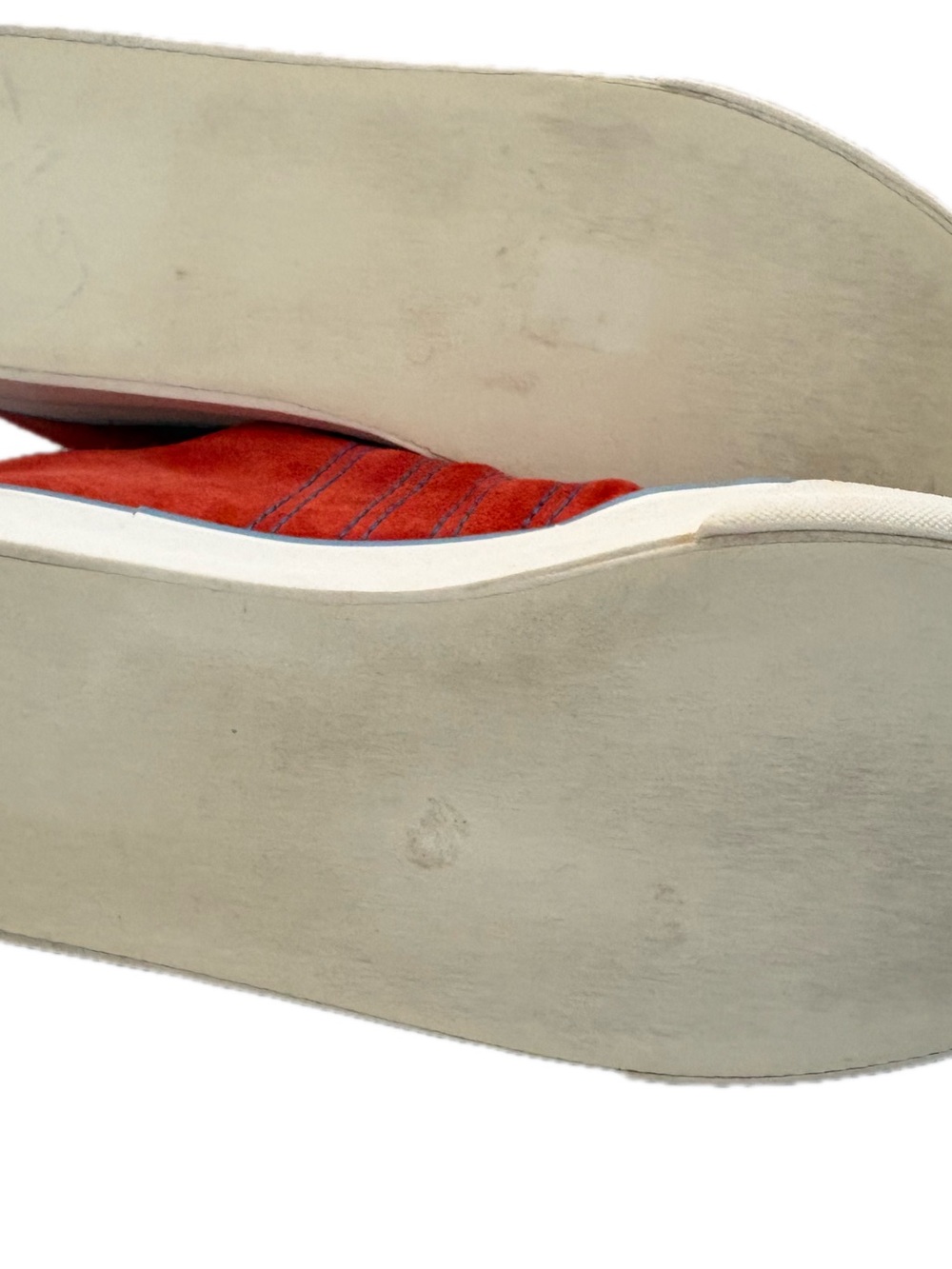 CHANEL Womens Sneakers US Size 8 Suede Leather Low Top Vintage 2002 Sport EUC - Picture 14 of 15